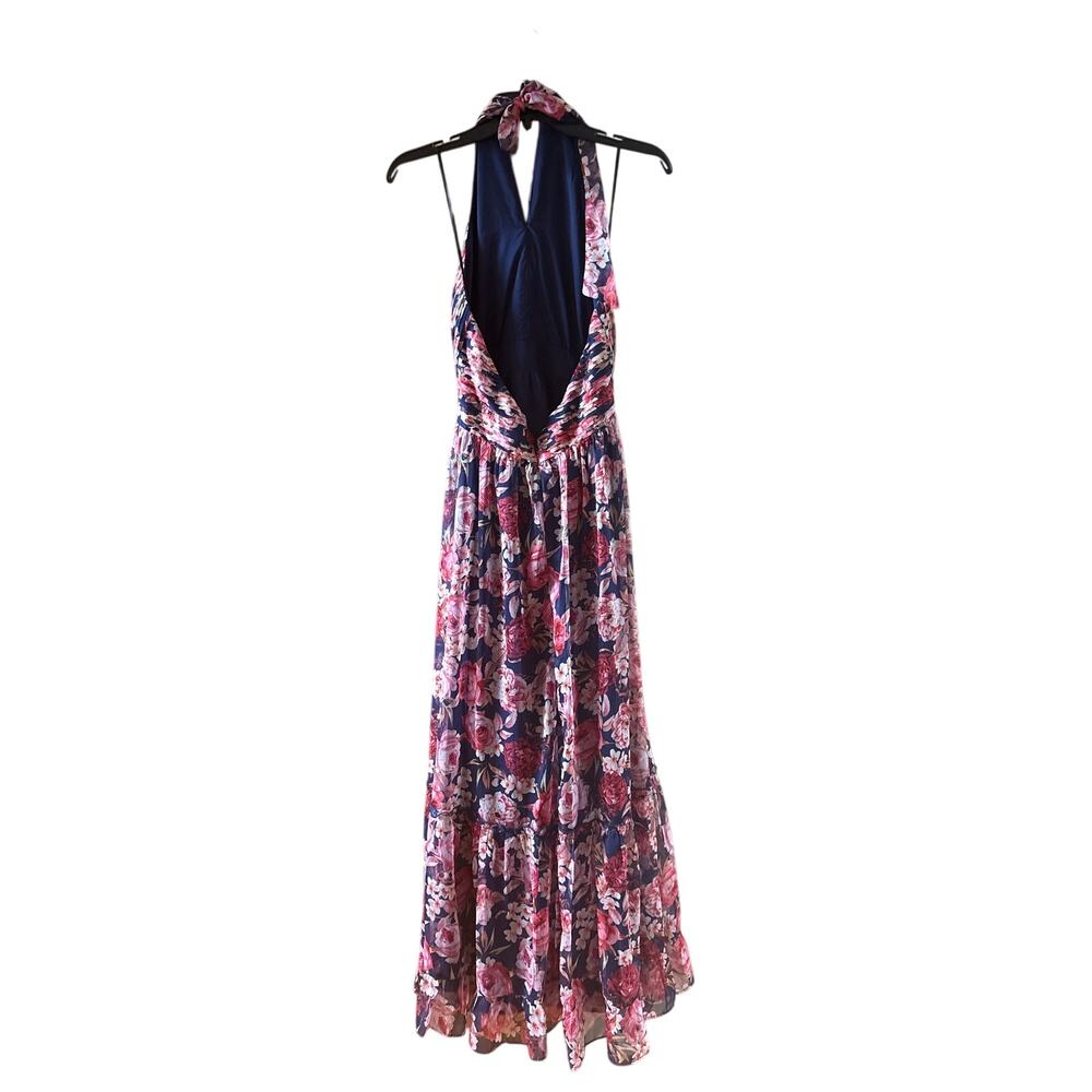 NWT Petal and & pup navy floral Lennon maxi wedding guest dress medium - Picture 4 of 9